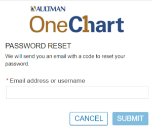 Aultman Patient Portal Password
