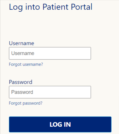CareMount Patient Portal Login