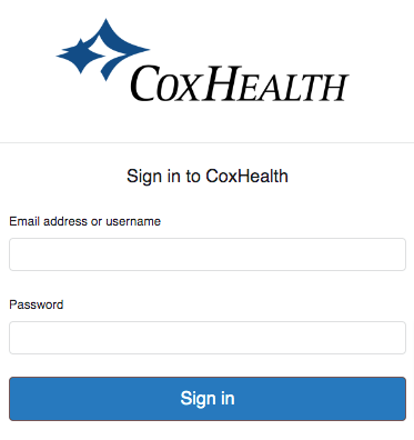 Cox Patient Portal Login