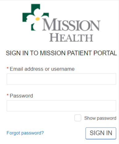 Mission Patient Portal