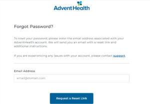 Advent Patient Portal Password