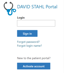 Dr Stahl Patient Portal Login