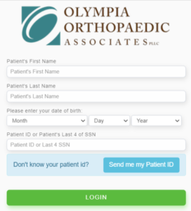 Olympia Orthopaedic Patient Portal Login 