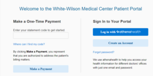 White-Wilson Patient Portal Login