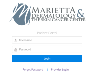 Marietta Dermatology Patient Portal Login
